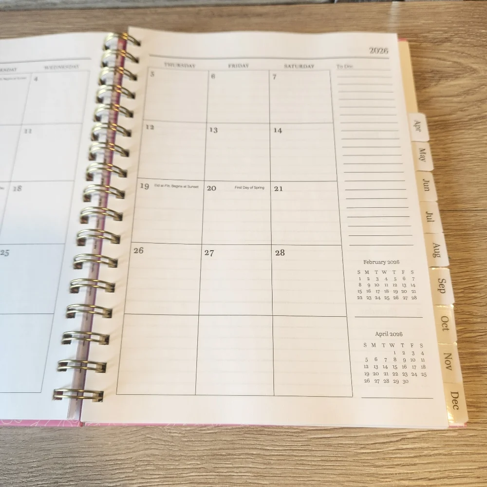 2026 New Pink Calendar Planner Recollections Michaels